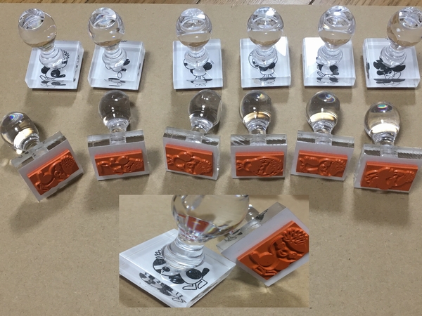 はすぴぃスタンプラリー用・ゴム印